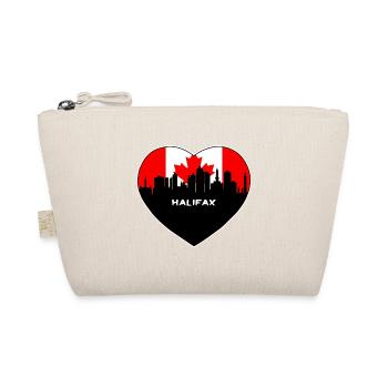 Halifax Kanada Flagge Skyline Reise Souvenir - Bio-Täschchen - Natur - Vorne