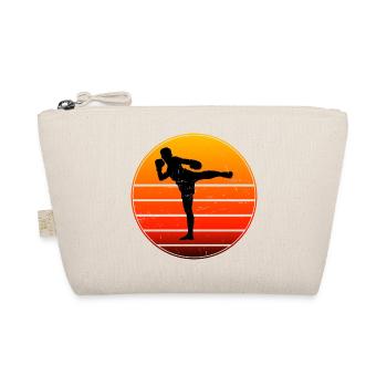 Herren Thaiboxer Thaiboxen Muay Thai Thaibox - Bio-Täschchen - Natur - Vorne