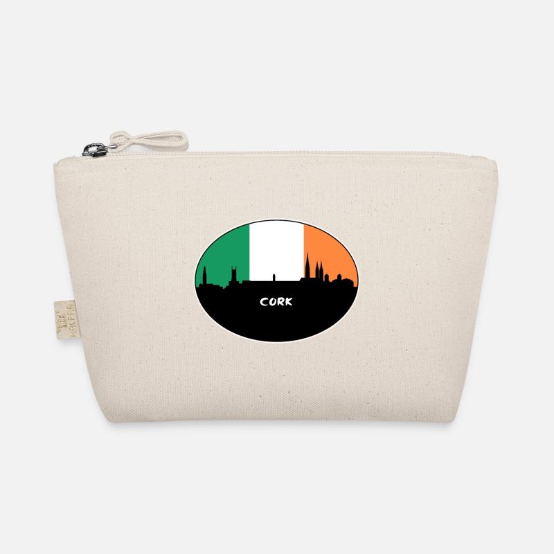 Cork Irlande Flag Skyline Souvenir de voyage Trousse biologique