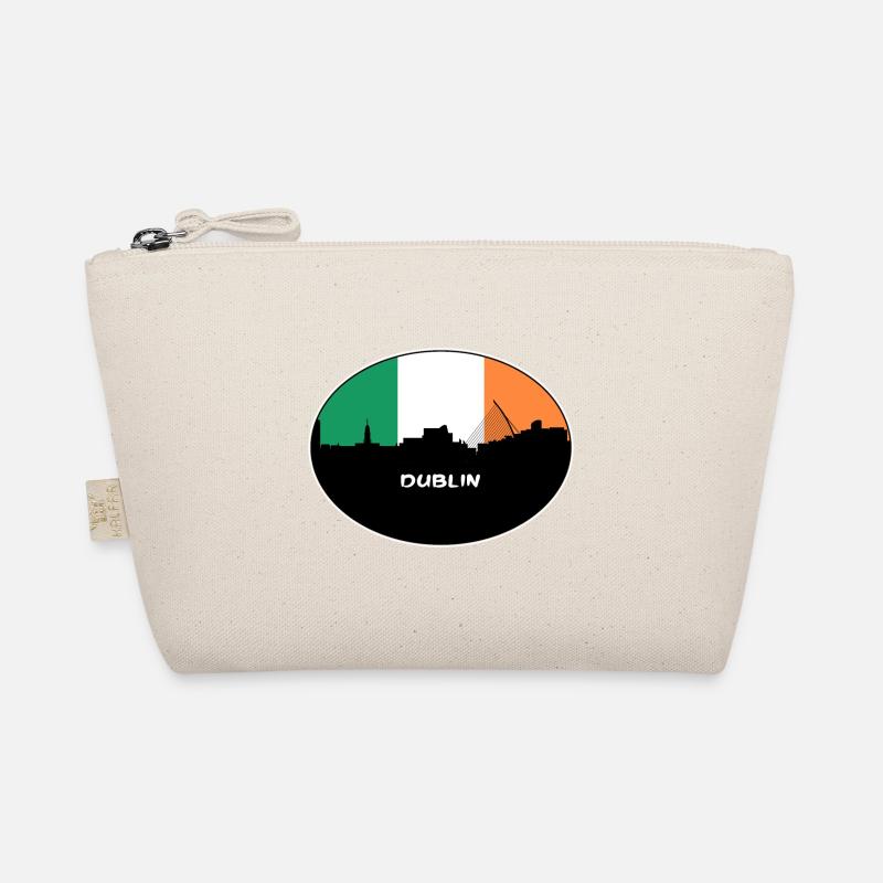 Dublin Irlande Flag Skyline Souvenir de voyage Trousse biologique