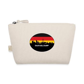 Düsseldorf Allemagne Flag Skyline Silhouette Voyage - Trousse biologique - nature - Devant