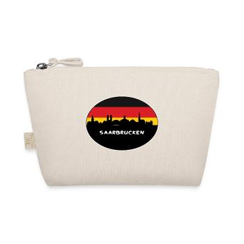 Sarrebruck Allemagne Flag Skyline Silhouette Voyage - Trousse biologique - nature - Devant