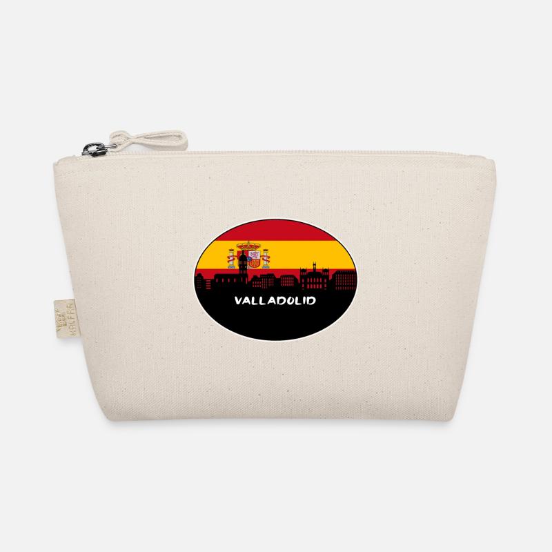 Valladolid Espagne Drapeau Skyline Silhouette Travel Trousse biologique