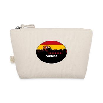 Cordoba Spanien Flagge Skyline Silhouette Reisen - Bio-Täschchen - Natur - Vorne