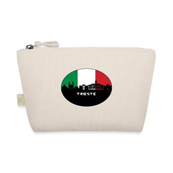 Trieste Italy Flag Skyline Silhouette Travel - Organic Pouch - nature - Front
