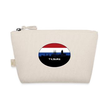 Tilburg Pays-Bas Drapeau Skyline Silhouette Travel - Trousse biologique - nature - Devant