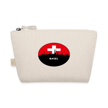 Bâle Suisse Drapeau Skyline Silhouette Travel - Trousse biologique - nature - Devant