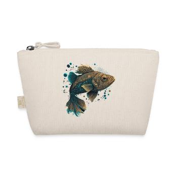 Trout Illustration - Organic Pouch - nature - Front