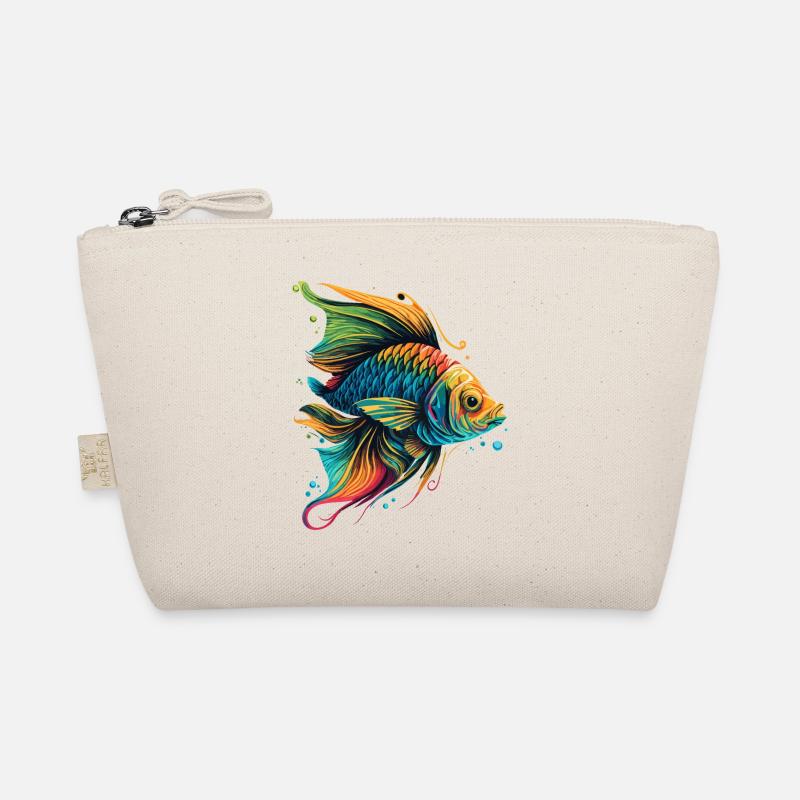 Einzigartiger Fisch Bio-Täschchen