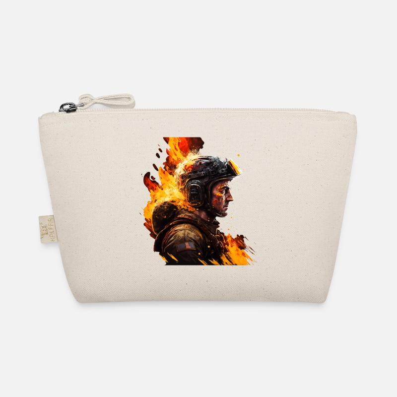 Firefighter - show your support - Organic Pouch - nature