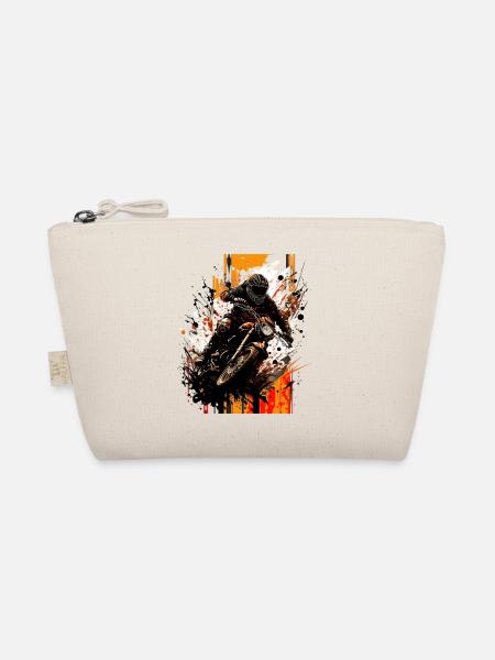 Dirtbike queen: show your strength on the bike! - Organic Pouch - nature