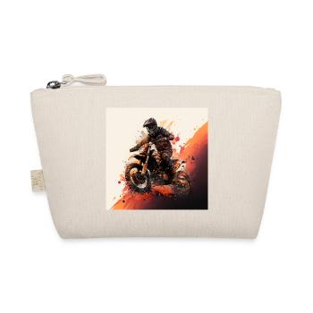 Motocross hero: show your love for off-road. - Organic Pouch - nature - Front