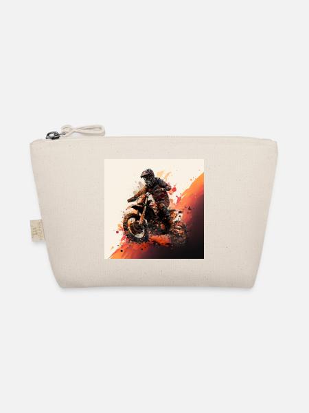 Motocross-Held: zeige deine Liebe fürs Offroad. - Bio-Täschchen - Natur