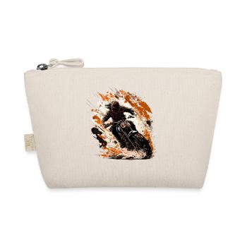 Né pour le dirt bike: motif motocross - Trousse biologique - nature - Devant