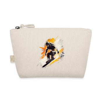 Snow and action: skiers and adrenaline - Organic Pouch - nature - Front