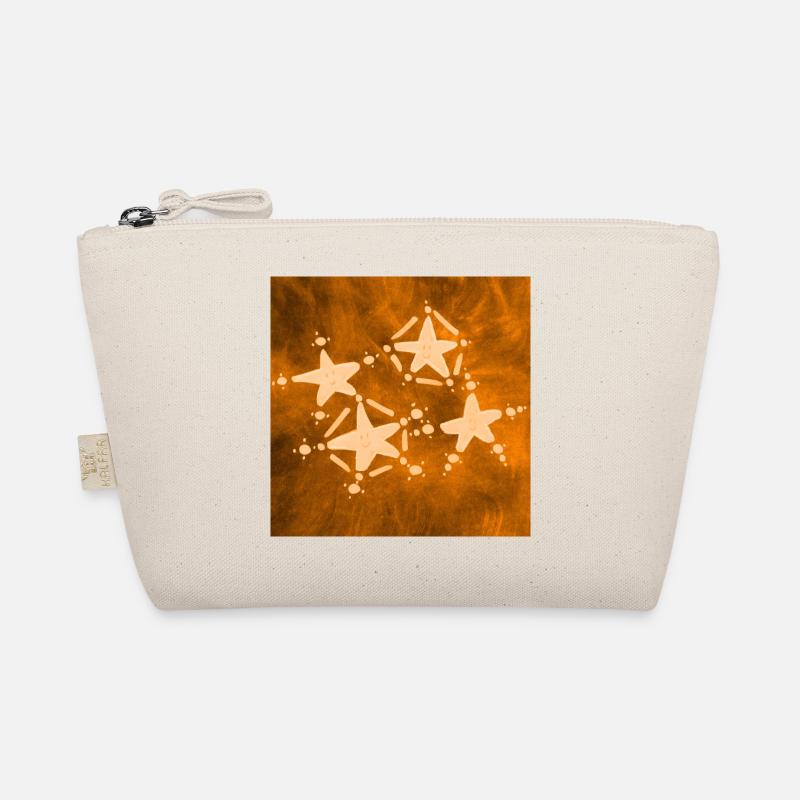 4 STERNE ORANGE Bio-Täschchen