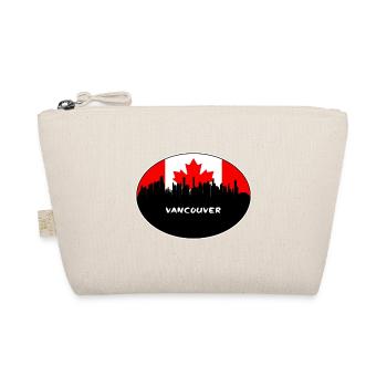 Vancouver Canada Drapeau Skyline Voyage Silhouette - Trousse biologique - nature - Devant