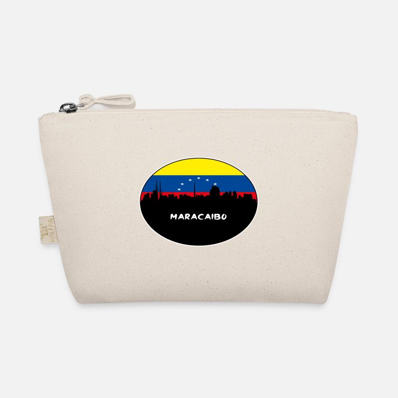 Maracaibo Venezuela Drapeau Skyline Voyage Silhouette Trousse biologique