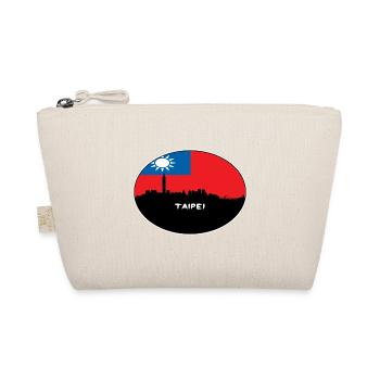 Taipei Taiwan Drapeau Skyline Voyage Silhouette - Trousse biologique - nature - Devant