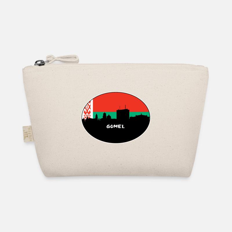 Gomel Biélorussie Drapeau Skyline Voyage Silhouette Trousse biologique