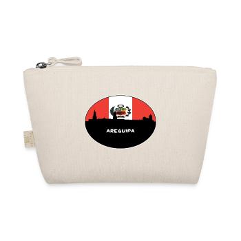 Arequipa Peru Flag Skyline Silhouette Travel - Organic Pouch - nature - Front