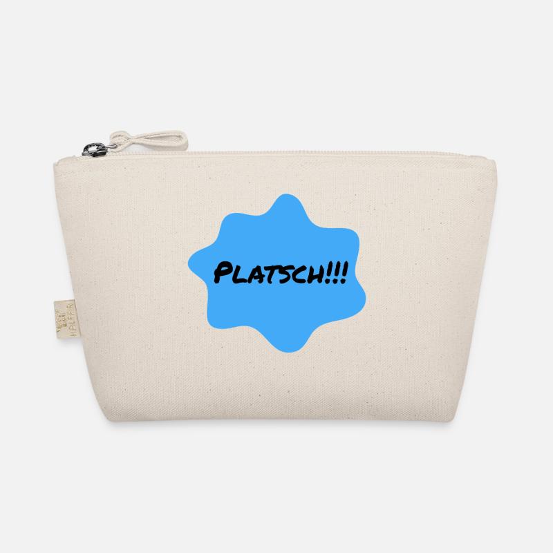 Platsch Blau Farbklecks Bio-Täschchen