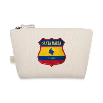 Santa Marta Kolumbien Wappen Design - Bio-Täschchen - Natur - Vorne