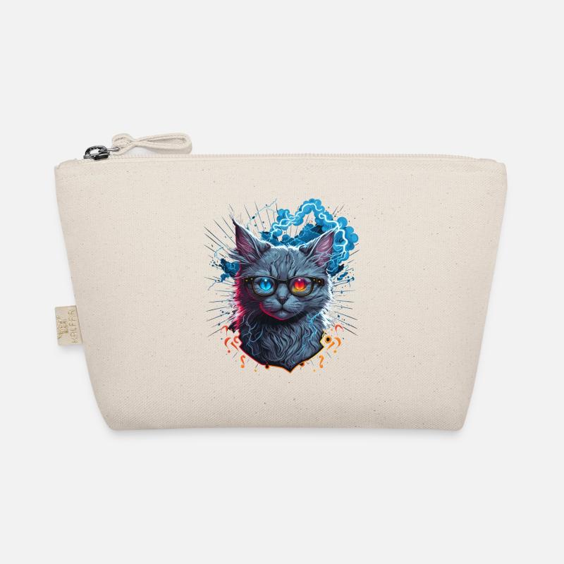 Retro Katze Bio-Täschchen