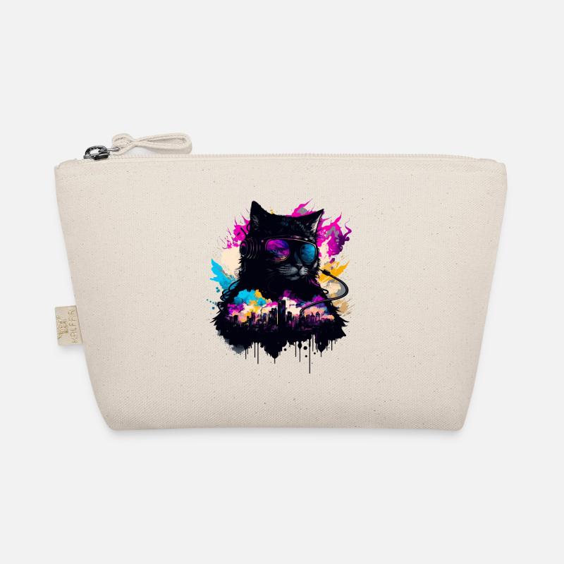 Dark Dj Cat Trousse biologique