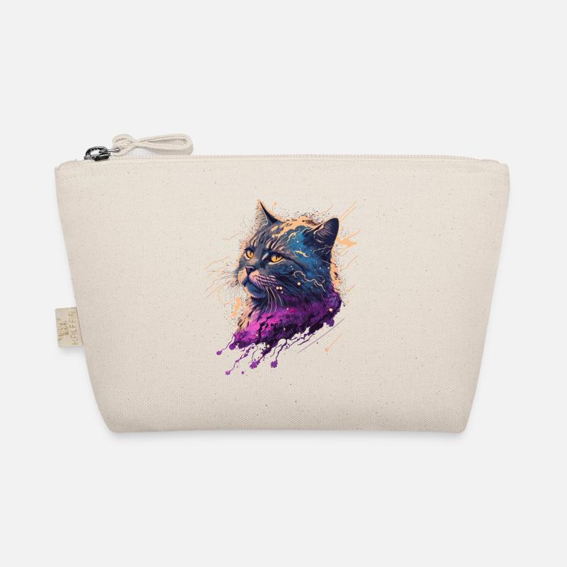 Vaporwave Cat Organic Pouch