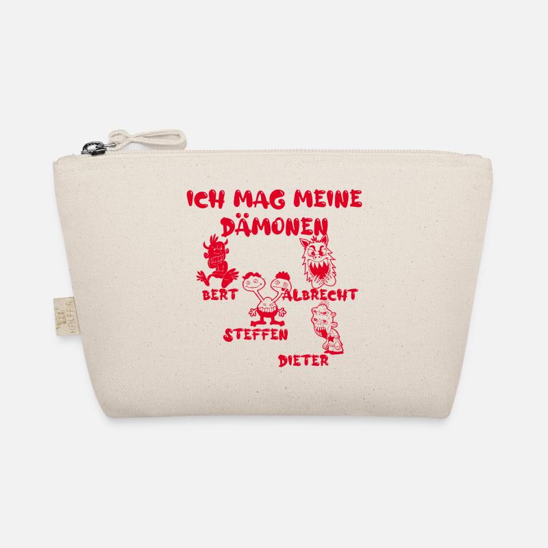 Ich mag meine Dämonen - Bio-Täschchen - Natur