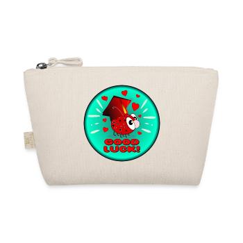GOOD LUCK WISHES - GRADUATION GOWN - Organic Pouch - nature - Front