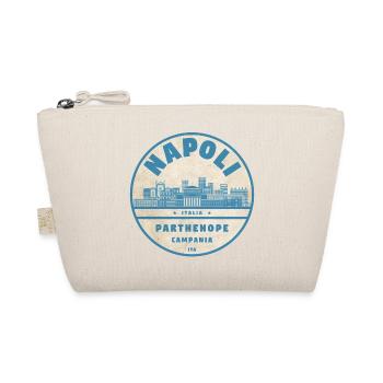 Napoli Skyline Abzeichen - Bio-Täschchen - Natur - Vorne