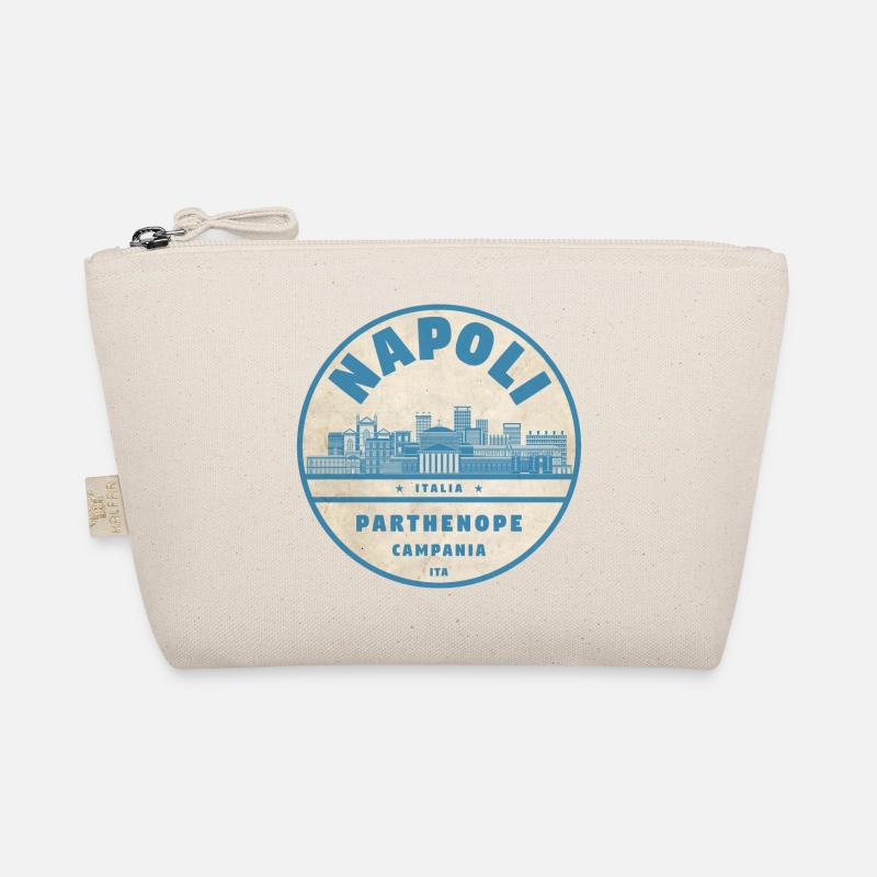 Napoli Skyline Abzeichen Bio-Täschchen
