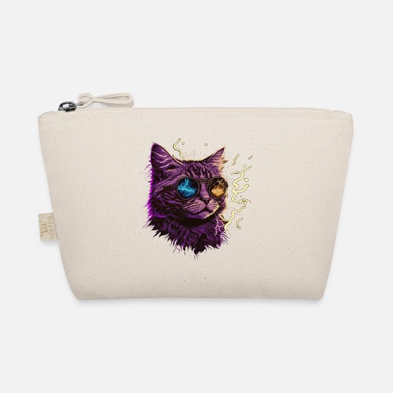 Thunder Cat Illustration Organic Pouch