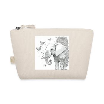 Jungle Lion Safari Nature Bio T-Shirt - Organic Pouch - nature - Front