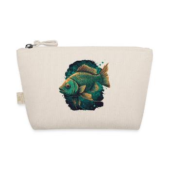 Fish Artwork - Organic Pouch - nature - Front