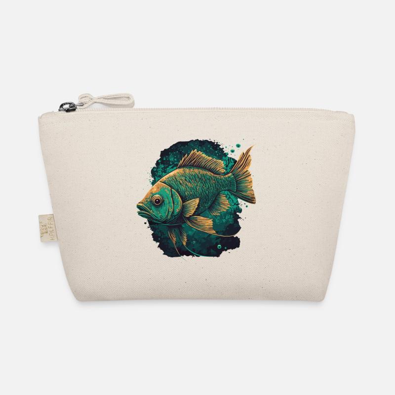 Fish Artwork Organic Pouch