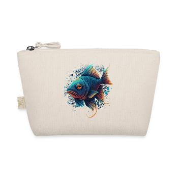 Fish Artwork - Organic Pouch - nature - Front