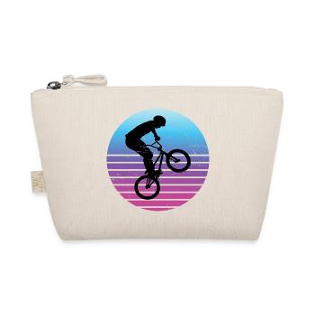 bmx Herren Damen bmx jungen Radfahren Bike - Bio-Täschchen - Natur - Vorne