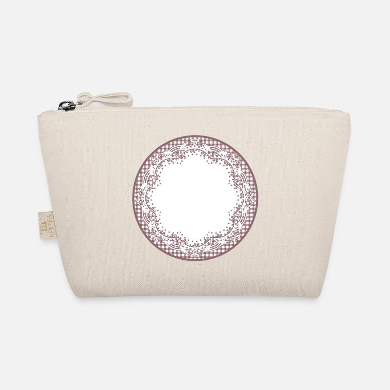 Nostalgia cake tip label in dusky pink Organic Pouch