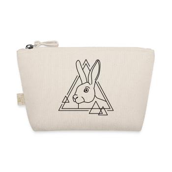 Lapin en forme géométrique - conception d’art au trait - Trousse biologique - nature - Devant