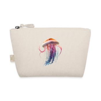 Jellyfish Power: Colorful & Stylish - Organic Pouch - nature - Front