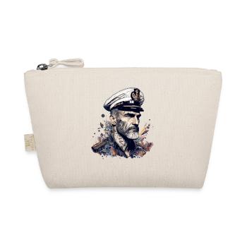 The captain and his sailing ship, sailor - Organic Pouch - nature - Front