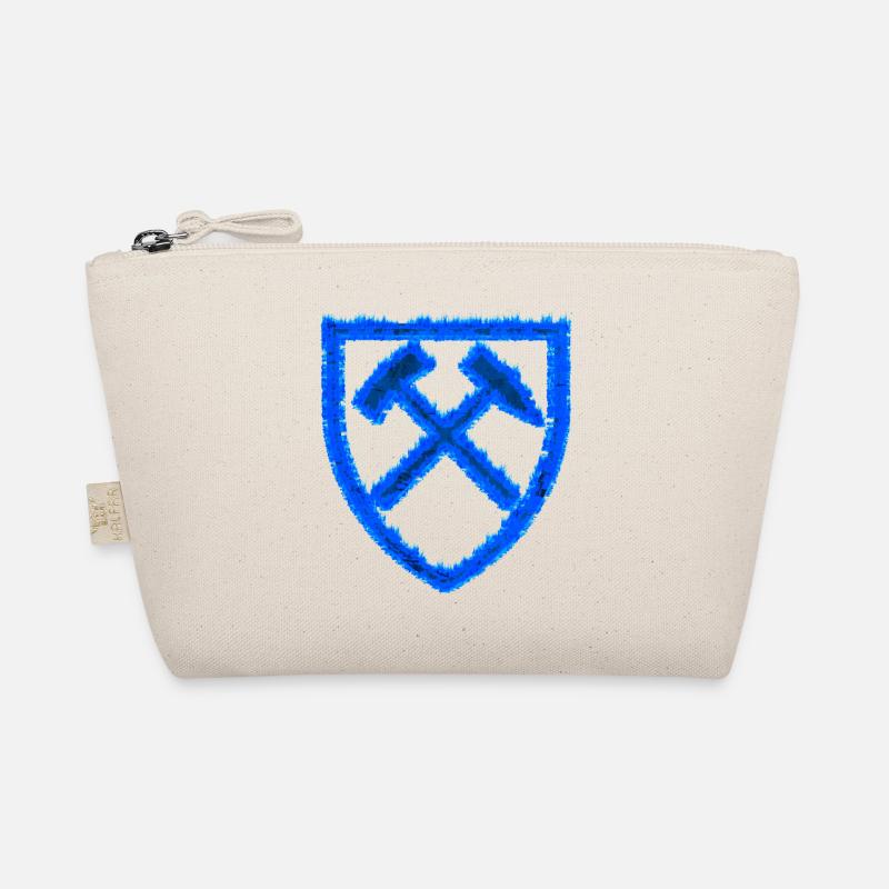 Hammer and mallet mining Schalke coal gift Organic Pouch