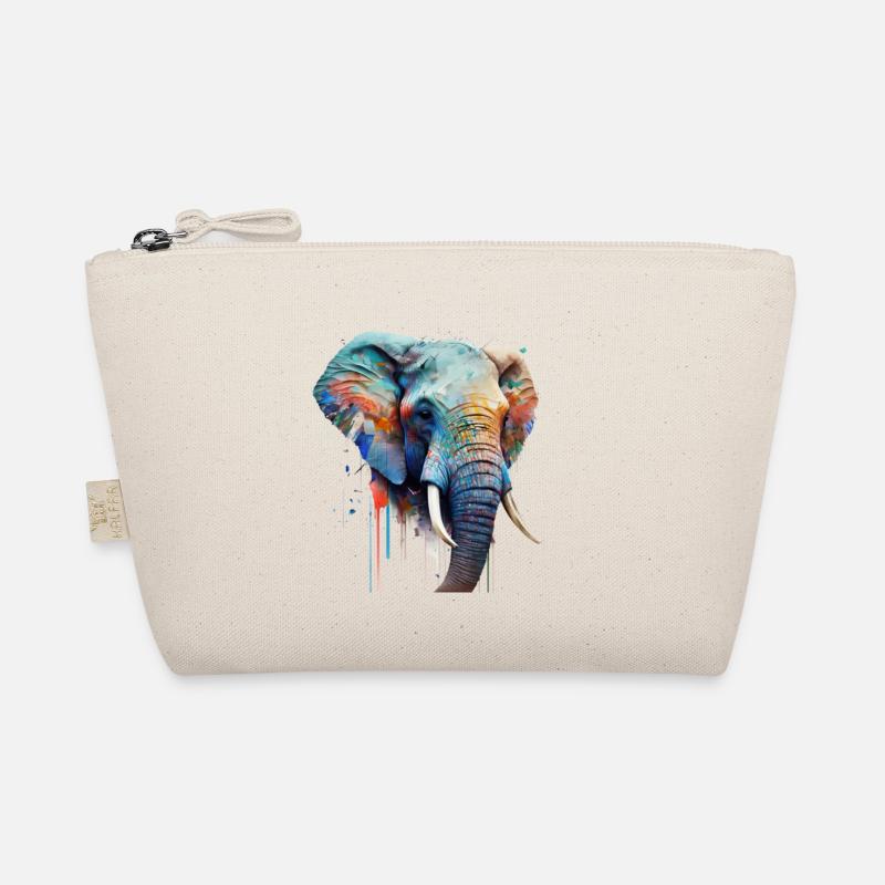 Wild und frei - Elefant Bio-Täschchen