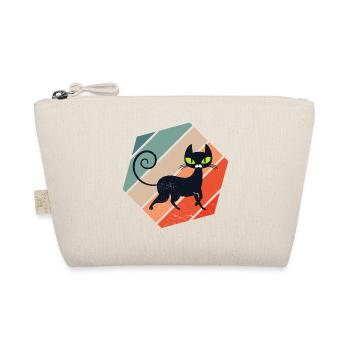 Rétro Vintage mignon félin Feral Meow animaux de - Trousse biologique - nature - Devant