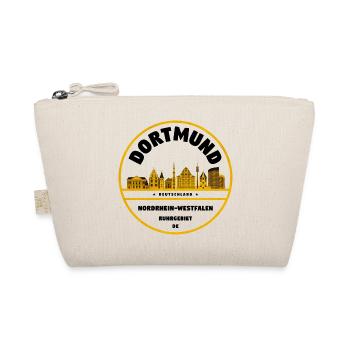 Golden City Skyline Skyline - Organic Pouch - nature - Front