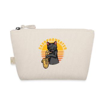 Saxophone Kater - Bio-Täschchen - Natur - Vorne