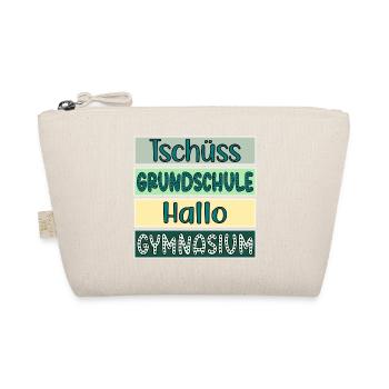 Tschüss Grundschule - Hallo Gymnasium 5. Klasse - Bio-Täschchen - Natur - Vorne